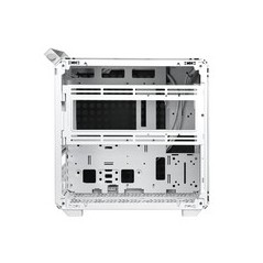 Cooler Master Qube 500 FLATPACK Trn - Expansive ATX Case in Green, Pink & White - Stylish Design, No Power Supply Required!